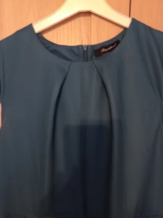 Vestido fiesta lunares T-48