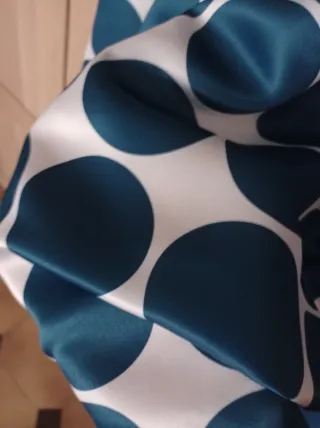 Vestido fiesta lunares T-48