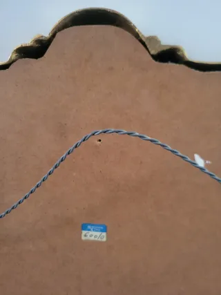 Espejo antiguo dorado barroco