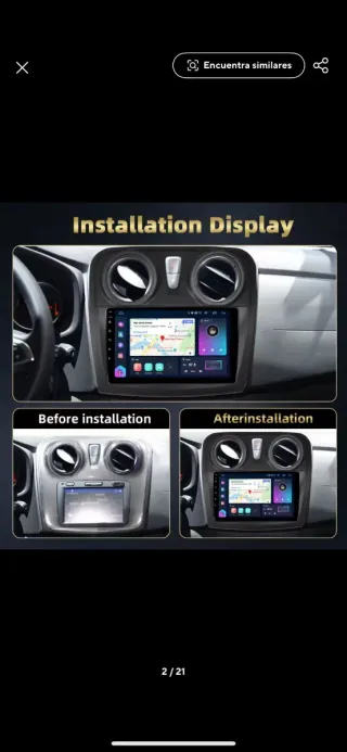 Pantalla Radio de Coche para Renault Sandero