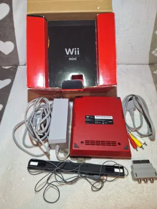 Nintendo Wii Mini Rossa Completa Scatola