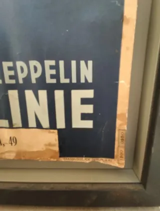 Cartaz Vintage 1930 Zeppelin