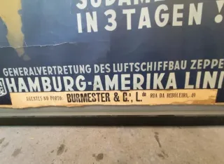 Cartaz Vintage 1930 Zeppelin