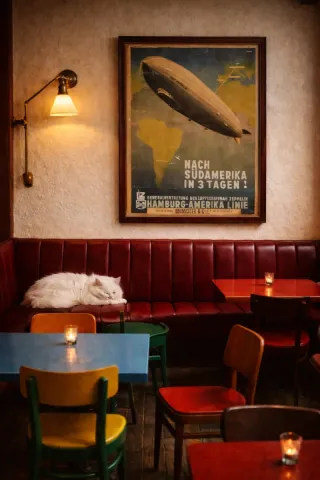 Cartaz Vintage 1930 Zeppelin