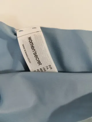 Braguita Women'secret Talla XL Azul