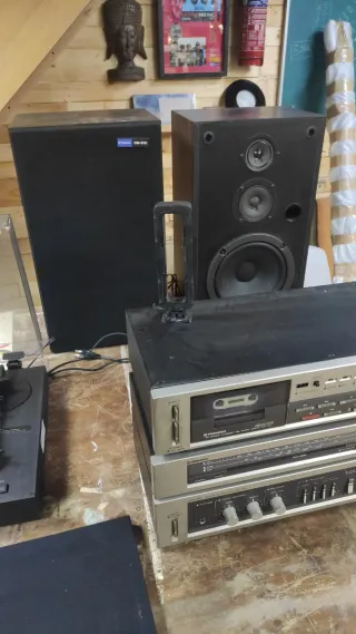 Equipo Sonido Vintage Pioneer Tocadiscos Cassette