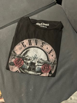 Camiseta Pull&Bear Guns N' Roses Negra