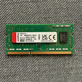 Memoria RAM Kingston 4GB DDR3L 1600MHz 1.35V