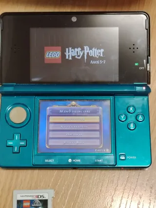 Nintendo 3DS Azul + Juegos y Accesorios