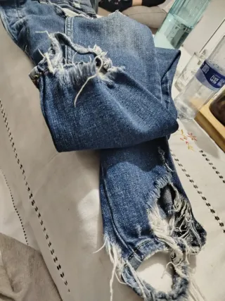 Pantalón vaquero Zara hombre azul