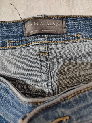 Pantalón vaquero Zara hombre azul