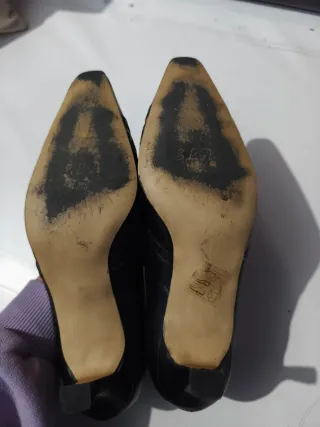 Zapatos negros tacón