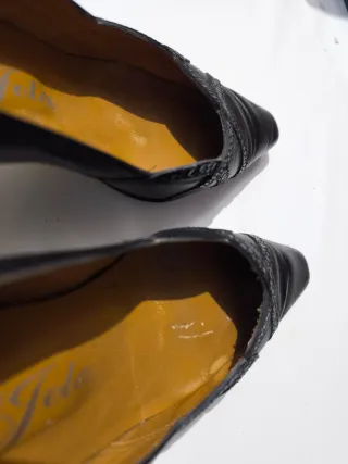 Zapatos negros tacón