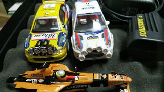 Circuito Scalextric 2 coches Rally Repsol YPF