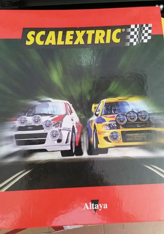 Circuito Scalextric 2 coches Rally Repsol YPF