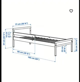 Cama infantil de madera