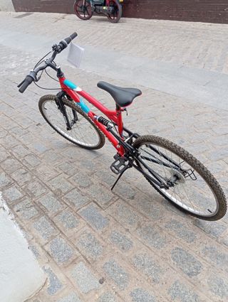 Bicicleta de montaña DENBIKE roja 26