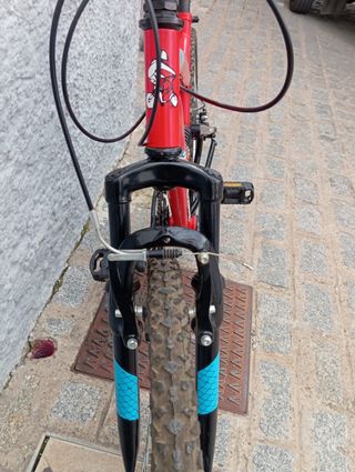 Bicicleta de montaña DENBIKE roja 26