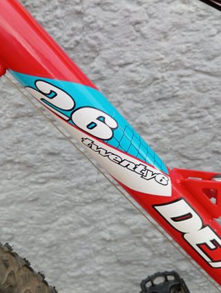 Bicicleta de montaña DENBIKE roja 26