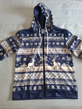 Chaqueta Navideña con Cremallera Talla M