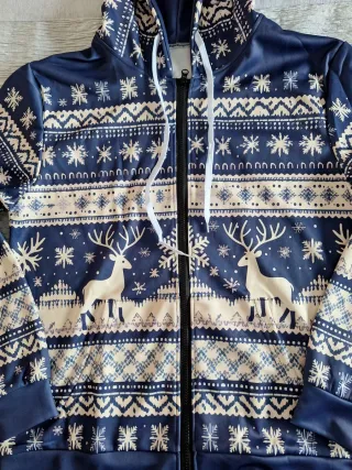 Chaqueta Navideña con Cremallera Talla M