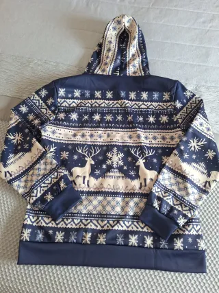 Chaqueta Navideña con Cremallera Talla M