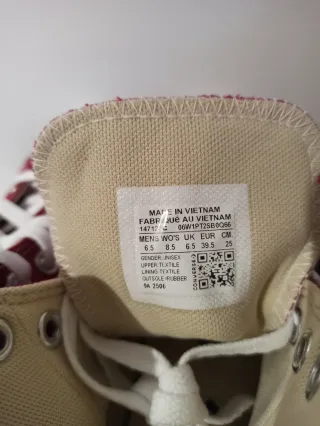 Converse All Star Rojas T. 39.5 Nuevas