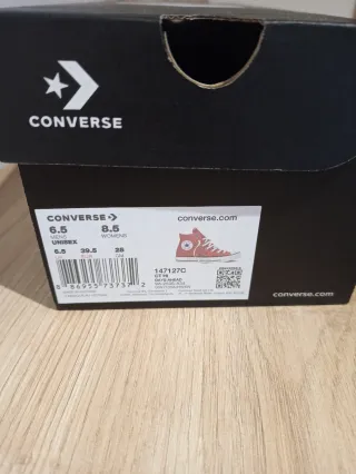 Converse All Star Rojas T. 39.5 Nuevas