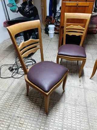 Sedie da pranzo in legno massello