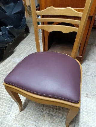 Sedie da pranzo in legno massello