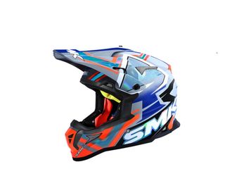CASCO SMK ALLTERRA X-ACES DECORADO BRILLO