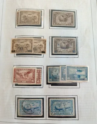 Sellos Canadá Aéreos