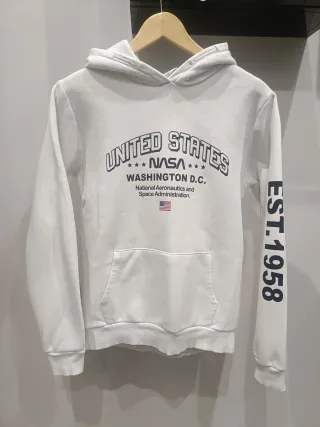 Sudadera NASA Blanca