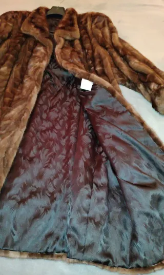 Cappotto vintage marrone da donna