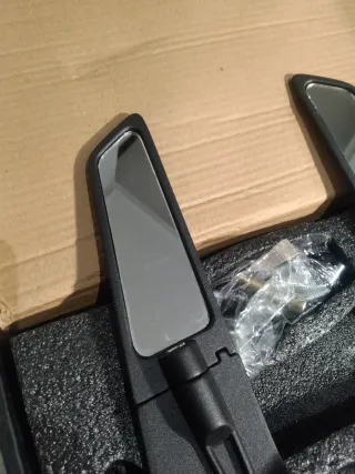 Espejos Moto Ala Negro