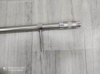 Barra para cortina de metal