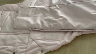 Saco universal silla bebé rosa lunares