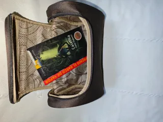 Neceser amplio de viaje marrón