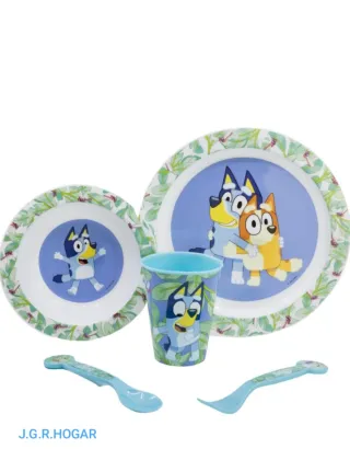 Set cubiertos Bluey.