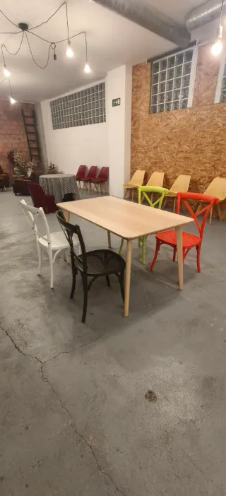 Mesa Comedor Nórdica Madera Clara
