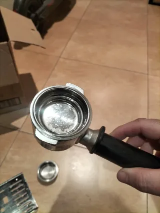 Portafiltro y filtros cafetera