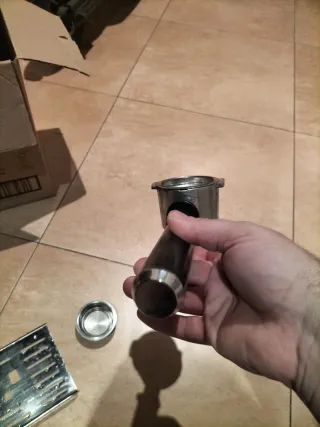 Portafiltro y filtros cafetera