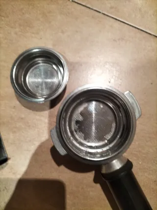 Portafiltro y filtros cafetera