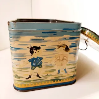 Scatola Latta Vintage Bertolini Bambini