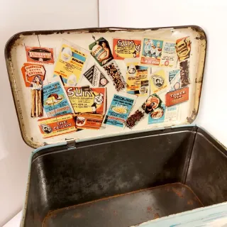 Scatola Latta Vintage Bertolini Bambini