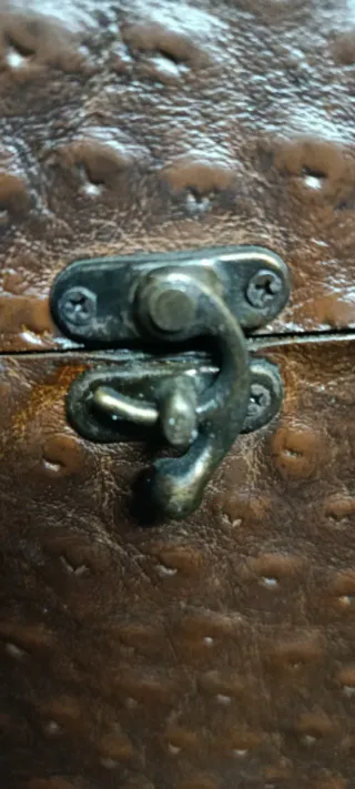 Caja para botella de vino de cuero