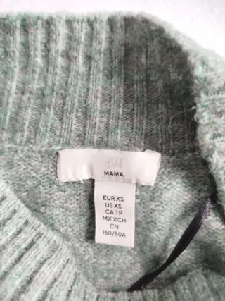 Jersey premamá H&M verde Talla XS