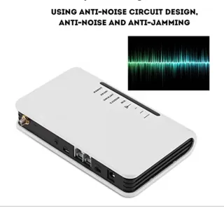 Amplificador WiFi Antena y Puertos