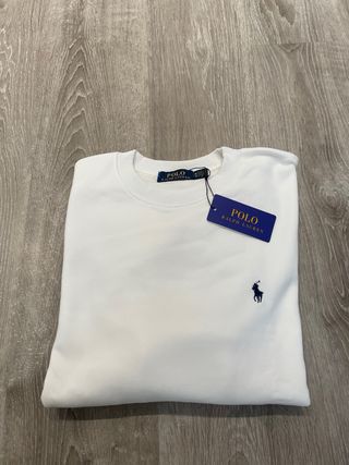 Sudadera Polo Ralph Lauren Blanca Talla M