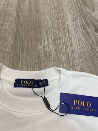 Sudadera Polo Ralph Lauren Blanca Talla M